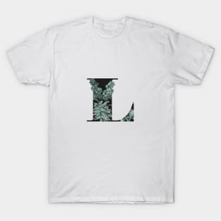 Flower Alphabet L T-Shirt